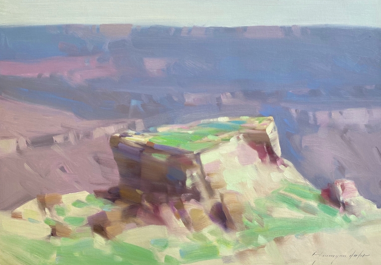 Grand Canyon, Original oil Painting, Handmade artwork, One of a Kind                   